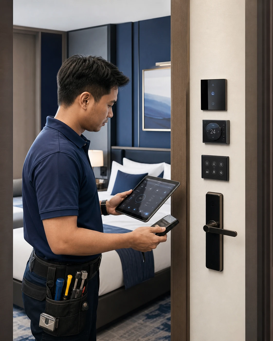 Trang chủ 34 Công nghệ Smart Hotel: khóa thẻ và kiosk check-in